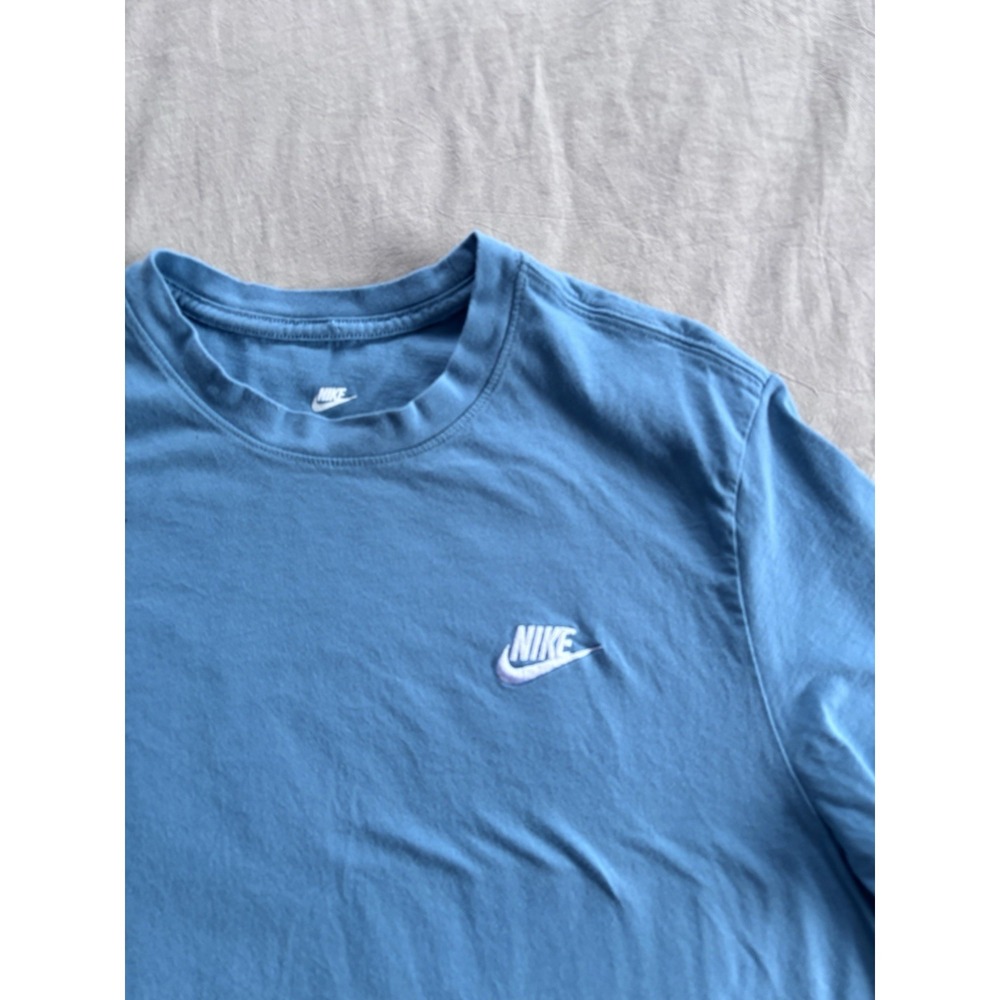 The Nike Tee Women's‎ Longline Blue T Shirt Size Medium 100% Cotton - Picture 2 of 6